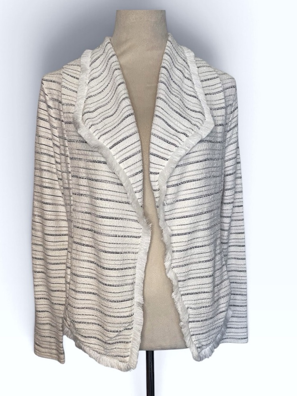 Rachel Zoe Striped Textured Jacket